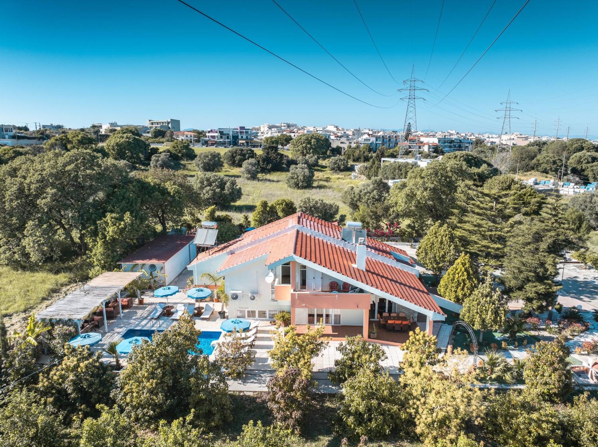 Artzy Villa Rhodes City Exterior photo